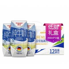 德亞低脂高鈣牛奶禮盒200ml×12
